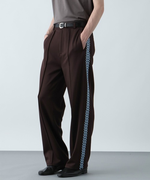 HARE（ハレ）の「フュージョンライントラックパンツ(HARE)（スラックス・メンズ・ブラック/ブラウン・FREE）」の13枚目の写真