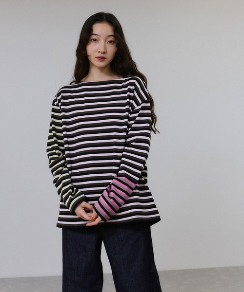 ❤️G.F.G.S. for ADAM ET ROPE'別注ボートネックボーダー❤️ ADAM ET ROPE'｜【G.F.G.S. for ADAM ET ROPE'】別注ボート