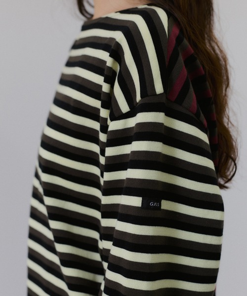 セール】【G.F.G.S. for ADAM ET ROPE'】別注ボートネックボーダー（T