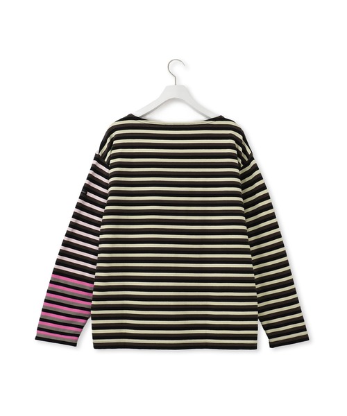 G.F.G.S. for ADAM ET ROPE'】別注ボートネックボーダー（Tシャツ