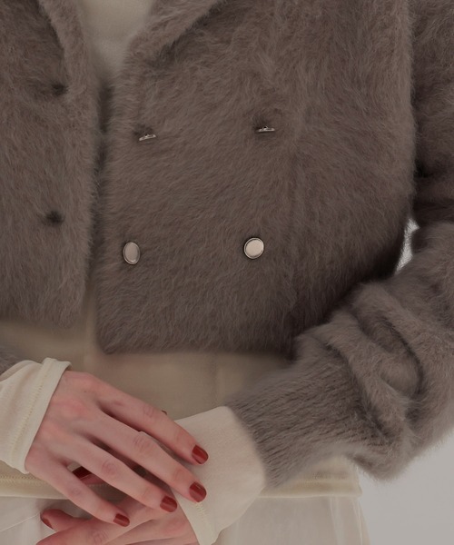 DRESSLAVE（ドレスレイブ）の「fox cashmere short w jacket