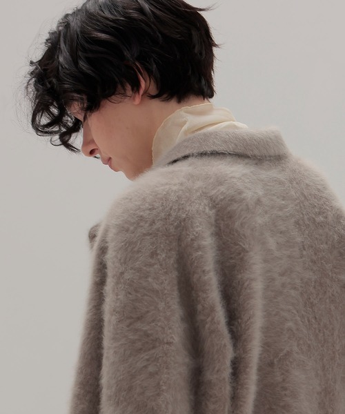 fox cashmere short w jacket(フォックスカシミヤショート丈ダブル