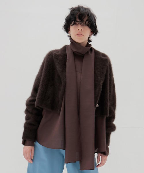 DRESSLAVE fox cashmere short ｗ jacket DRESSLAVE（ドレスレイブ）の「fox cashmere short w jacket