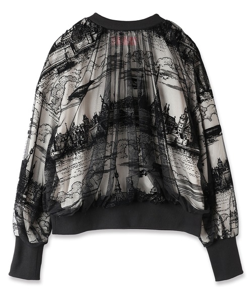 mintdesigns(ミントデザインズ)の「TOILE DE JOUY TOPS(Tシャツ/カットソー・レディース・ブラック/ネイビー・ONESIZE)」の5枚目の写真