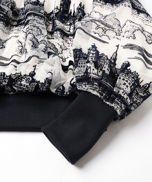 mintdesigns(ミントデザインズ)の「TOILE DE JOUY TOPS(Tシャツ/カットソー・レディース・ブラック/ネイビー・ONESIZE)」の18枚目の写真