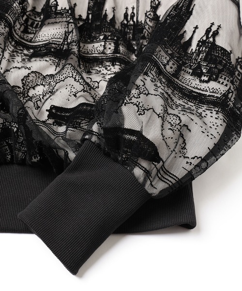 mintdesigns(ミントデザインズ)の「TOILE DE JOUY TOPS(Tシャツ/カットソー・レディース・ブラック/ネイビー・ONESIZE)」の13枚目の写真