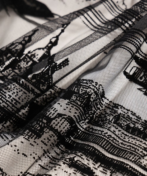 mintdesigns(ミントデザインズ)の「TOILE DE JOUY TOPS(Tシャツ/カットソー・レディース・ブラック/ネイビー・ONESIZE)」の11枚目の写真