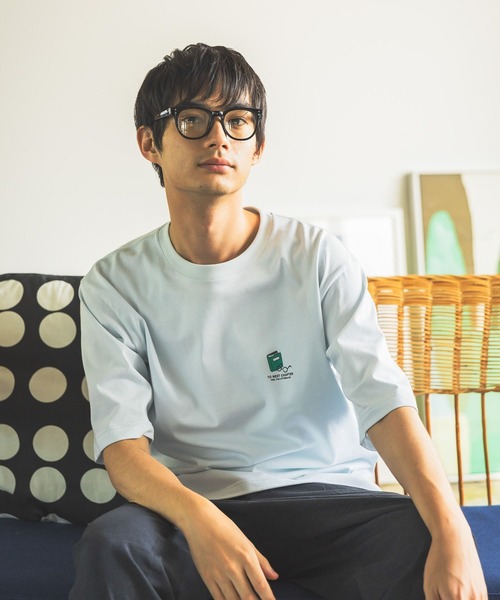 GLOBAL WORK(グローバルワーク)の「フローズンTシャツ/プリント/577531(Tシャツ/カットソー・メンズ・ホワイト/ミント/チャコールグレー/ライトベージュ・MEDIUM/X-LARGE/LARGE/SMALL)」の4枚目の写真