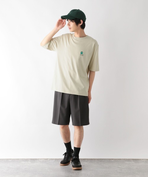 GLOBAL WORK(グローバルワーク)の「フローズンTシャツ/プリント/577531(Tシャツ/カットソー・メンズ・ホワイト/ミント/チャコールグレー/ライトベージュ・MEDIUM/X-LARGE/LARGE/SMALL)」の15枚目の写真