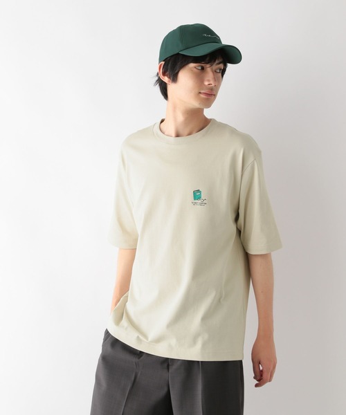 GLOBAL WORK(グローバルワーク)の「フローズンTシャツ/プリント/577531(Tシャツ/カットソー・メンズ・ホワイト/ミント/チャコールグレー/ライトベージュ・MEDIUM/X-LARGE/LARGE/SMALL)」の19枚目の写真