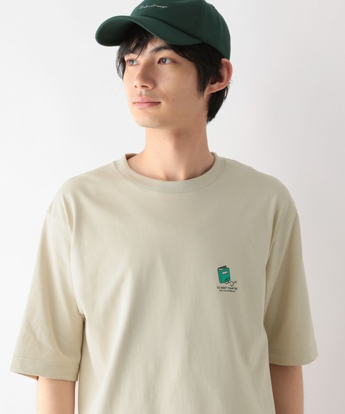 GLOBAL WORK(グローバルワーク)の「フローズンTシャツ/プリント/577531(Tシャツ/カットソー・メンズ・ホワイト/ミント/チャコールグレー/ライトベージュ・MEDIUM/X-LARGE/LARGE/SMALL)」の20枚目の写真