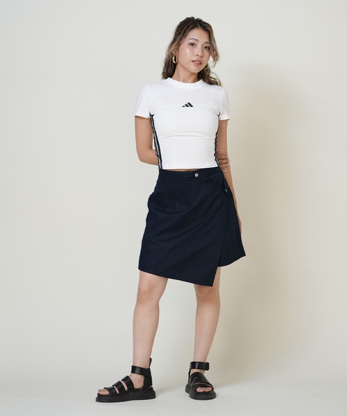 RIKKA FEMME(リッカファーム)の「フロントラップショーツ(チノパンツ・レディース・ダークネイビー/ライトブラウン/ブラック・マルチサイズ)」の17枚目の写真