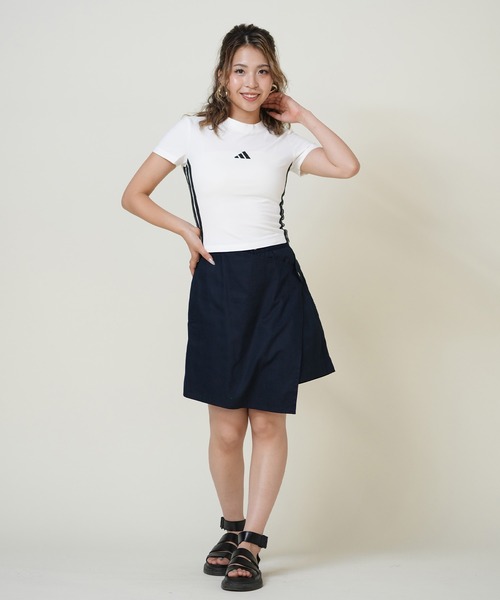 RIKKA FEMME(リッカファーム)の「フロントラップショーツ(チノパンツ・レディース・ダークネイビー/ライトブラウン/ブラック・マルチサイズ)」の18枚目の写真