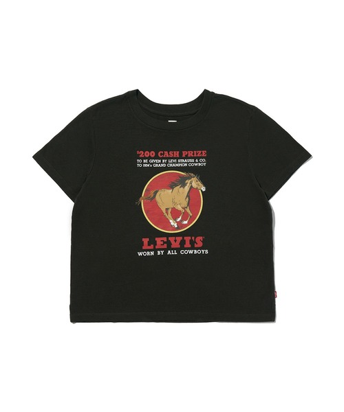 Levi's(リーバイス)の「Levi's/リーバイス GRAPHIC ボックスTシャツ(Tシャツ/カットソー・レディース・ブラック・S/M/XS)」の11枚目の写真