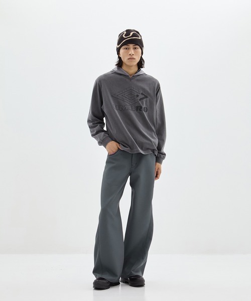 Jieda(ジエダ)の「3D WORK PANTS(スラックス・メンズ・ブラック/グレー・1/2)」の5枚目の写真