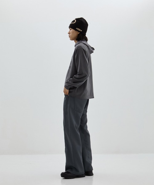 Jieda(ジエダ)の「3D WORK PANTS(スラックス・メンズ・ブラック/グレー・1/2)」の4枚目の写真
