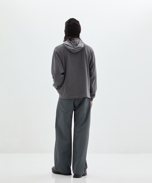 Jieda(ジエダ)の「3D WORK PANTS(スラックス・メンズ・ブラック/グレー・1/2)」の3枚目の写真