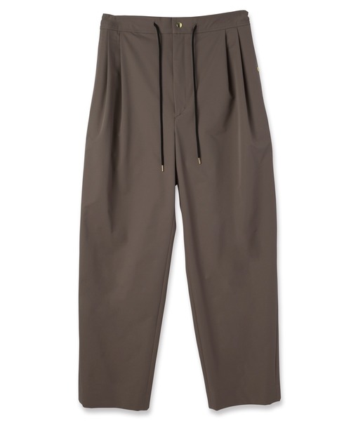 CULLNI（クルニ）の「Stretch Double Cloth 2Tuck Drawstring Semi Wide Pants（その他パンツ・メンズ・ブラック/ネイビー/アッシュブラウン・2/1/0）」の7枚目の写真
