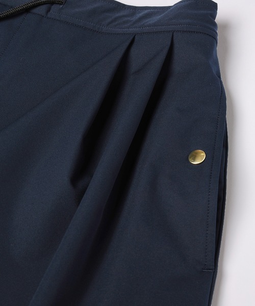 CULLNI（クルニ）の「Stretch Double Cloth 2Tuck Drawstring Semi Wide Pants（その他パンツ・メンズ・ブラック/ネイビー/アッシュブラウン・2/1/0）」の14枚目の写真