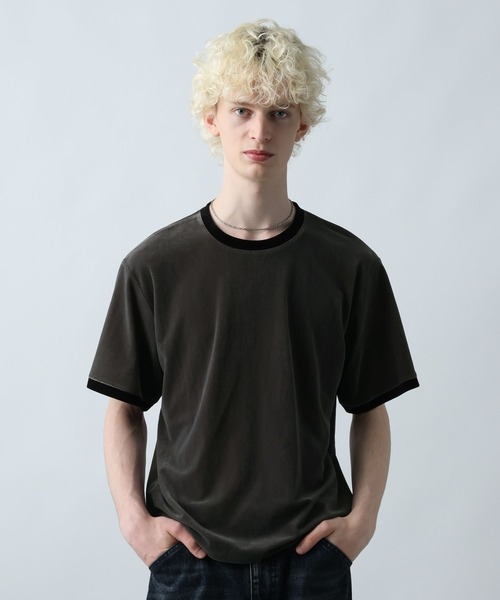 HARE(ハレ)の「クラシックリンガーTEE(HARE)(Tシャツ/カットソー・メンズ・ホワイト/ブルー/グレー/ネイビー・FREE)」の17枚目の写真