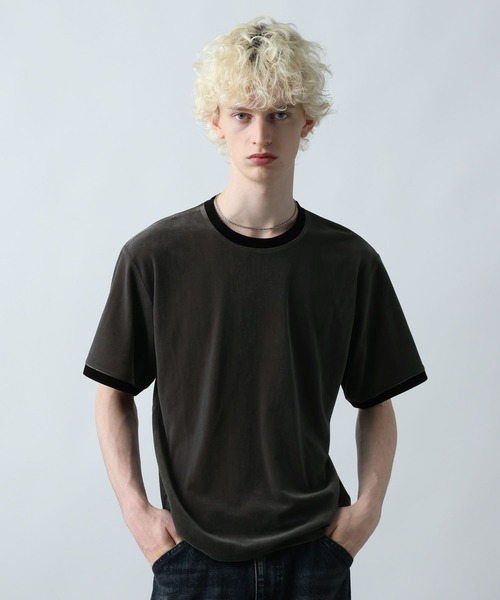 HARE(ハレ)の「クラシックリンガーTEE(HARE)(Tシャツ/カットソー・メンズ・ホワイト/ブルー/グレー/ネイビー・FREE)」の18枚目の写真