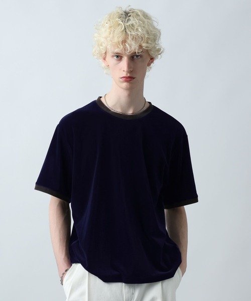 HARE(ハレ)の「クラシックリンガーTEE(HARE)(Tシャツ/カットソー・メンズ・ホワイト/ブルー/グレー/ネイビー・FREE)」の19枚目の写真