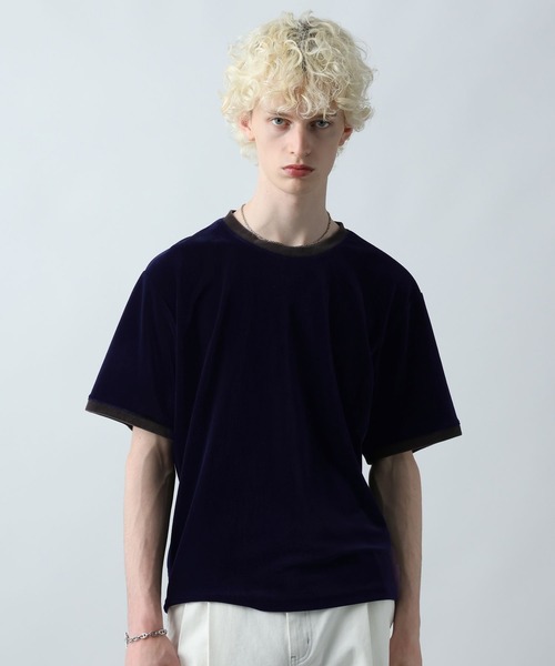 HARE(ハレ)の「クラシックリンガーTEE(HARE)(Tシャツ/カットソー・メンズ・ホワイト/ブルー/グレー/ネイビー・FREE)」の20枚目の写真