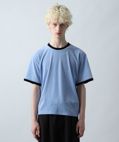 HARE(ハレ)の「クラシックリンガーTEE(HARE)(Tシャツ/カットソー・メンズ・ホワイト/ブルー/グレー/ネイビー・FREE)」の22枚目の写真