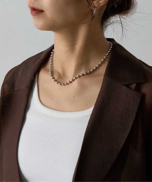 COLONY 2139（コロニートゥーワンスリーナイン）の「ポールチェーンネックレス（ネックレス・レディース・シルバー・FREE）」の7枚目の写真