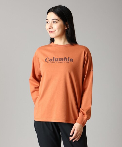 Columbia(コロンビア)の「UVカット Columbia/ ウィメンズ チャールズドライブ ロングスリーブクルー /コロンビア(Tシャツ/カットソー・レディース・ブラック/チャコール/ブラウン/グリーン/ホワイト/ブラック系その他/グレー/ブラック系その他2/ライトブラウン/ベージュ/セージグリーン・L/M/S/XL)」の9枚目の写真