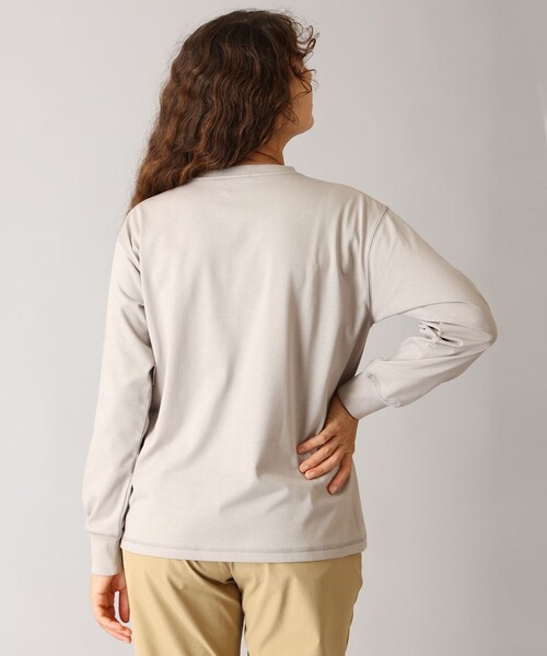 Columbia（コロンビア）の「Columbia/ ウィメンズチャールズドライブロングスリーブTシャツ /コロンビア（Tシャツ/カットソー・レディース・ブラック/チャコール/ブラウン/グリーン/ホワイト/ブラック系その他/グレー・L/M/S/XL）」の11枚目の写真