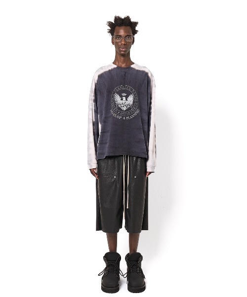 DANKE SCHON（ダンケシェーン）の「DankeSchon/ダンケシェーン/TIEDYE LST MILS（Tシャツ/カットソー・メンズ・ブラック・L/M）」の4枚目の写真