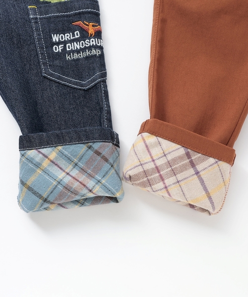 kladskap（クレードスコープ）の「恐竜ロング丈ストレートパンツ（その他パンツ・キッズ・ネイビー/レンガ・130cm/120cm/90cm/100cm/80ｃｍ/110cm）」の9枚目の写真