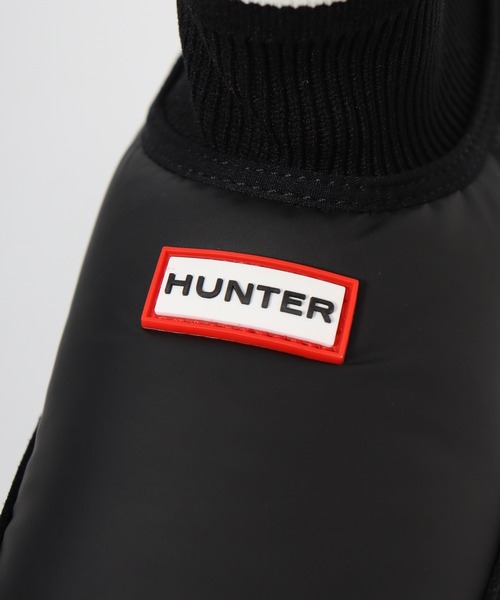 HUNTER(ハンター)の「HUNTER イン/アウト ハンター ニッテッド ソック ソックスブーツ(ブーツ・レディース・ブラック/ホワイト×ブラック・25cm/23cm/24cm)」の5枚目の写真
