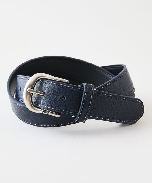 EDWIN（エドウィン）の「【EDWIN/エドウィン】35MM ダブルステッチベルト（ベルト・メンズ・ブラック/ダークブラウン/ネイビー/ブラウン/オフホワイト・FREE）」の5枚目の写真