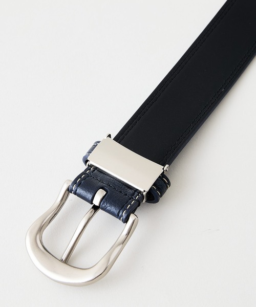 EDWIN（エドウィン）の「【EDWIN/エドウィン】35MM ダブルステッチベルト（ベルト・メンズ・ブラック/ダークブラウン/ネイビー/ブラウン/オフホワイト・FREE）」の8枚目の写真