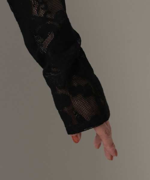 A part by(アパートバイ)の「ペイズリーレースワンピース(ワンピース・レディース・アイボリー/ブラック・FREE)」の15枚目の写真