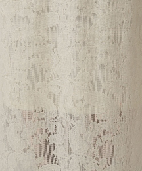 A part by(アパートバイ)の「ペイズリーレースワンピース(ワンピース・レディース・アイボリー/ブラック・FREE)」の6枚目の写真