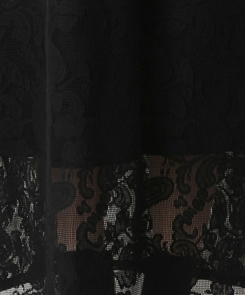 A part by(アパートバイ)の「ペイズリーレースワンピース(ワンピース・レディース・アイボリー/ブラック・FREE)」の19枚目の写真