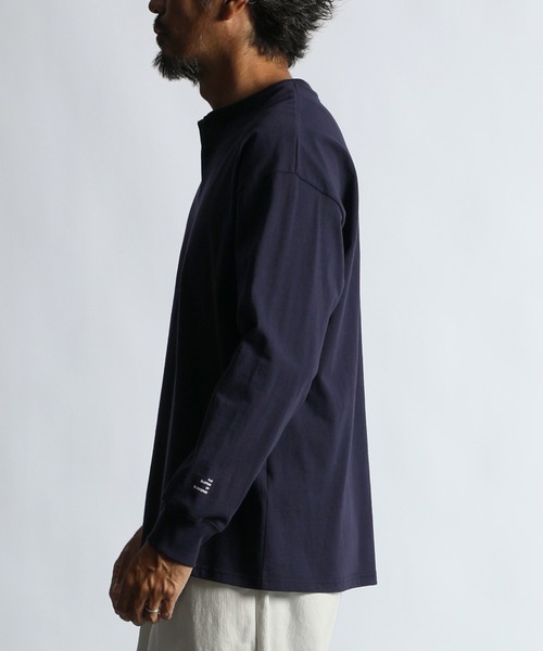 8oz HEAVY WEIGHT OVER SIZE L/SL HENLEY TEE：8オンス ヘビーウェイト