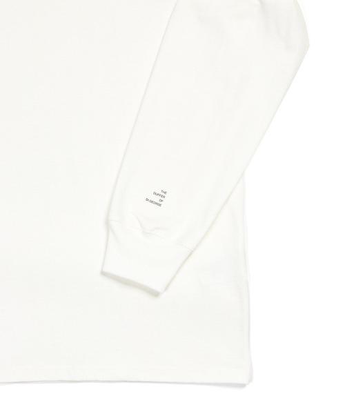 The DUFFER of ST.GEORGE（ザダファーオブセントジョージ）の「8oz HEAVY WEIGHT OVER SIZE L/SL HENLEY TEE：8オンス ヘビーウェイト オーバーサイズ ヘンリーネック ロンT（Tシャツ/カットソー・メンズ・ブラック/ホワイト/ネイビー・SMALL/MEDIUM/LARGE/X-LARGE）」の16枚目の写真