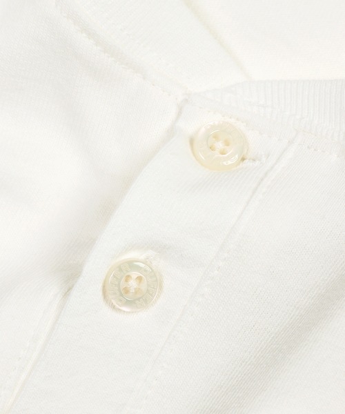 8oz HEAVY WEIGHT OVER SIZE L/SL HENLEY TEE：8オンス ヘビーウェイト