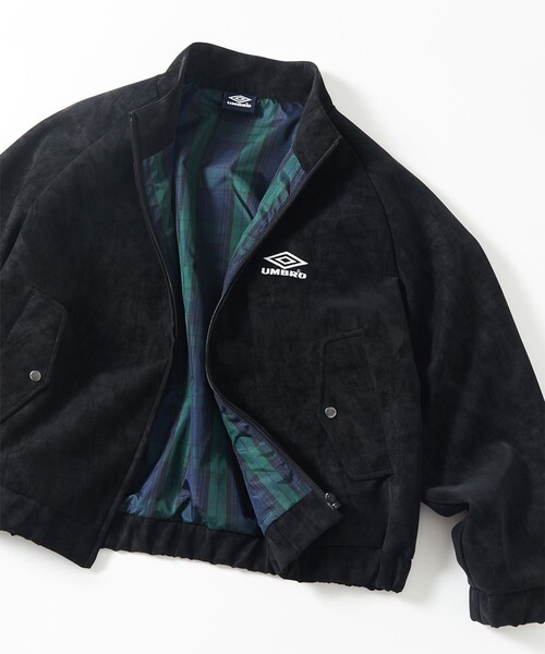 UMBRO/アンブロ SP Brushed Stand Collar Blouson/別注 ブラッシュド