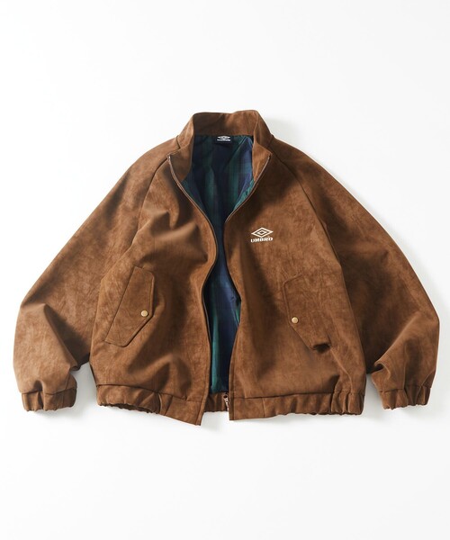 UMBRO/アンブロ SP Brushed Stand Collar Blouson/別注