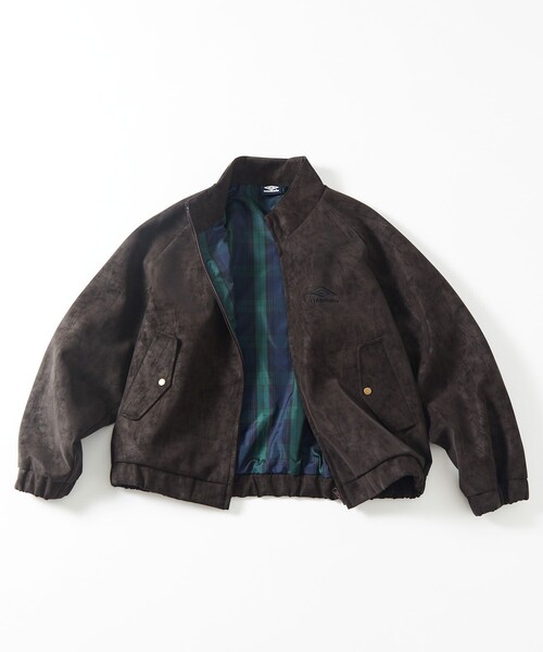 UMBRO/アンブロ SP Brushed Stand Collar Blouson/別注 ブラッシュド