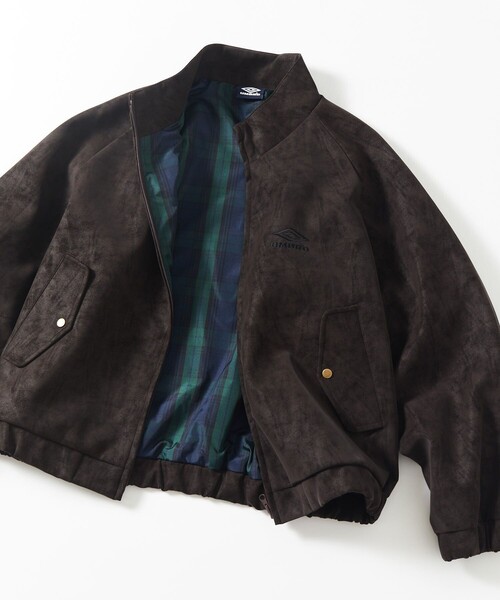 UMBRO/アンブロ SP Brushed Stand Collar Blouson/別注