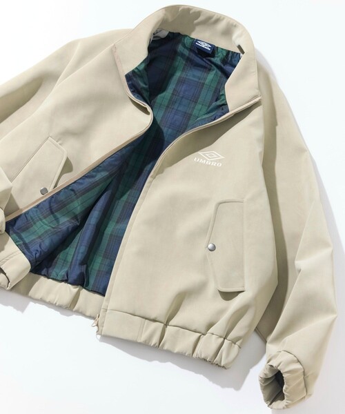 UMBRO/アンブロ SP Brushed Stand Collar Blouson/別注 ブラッシュド
