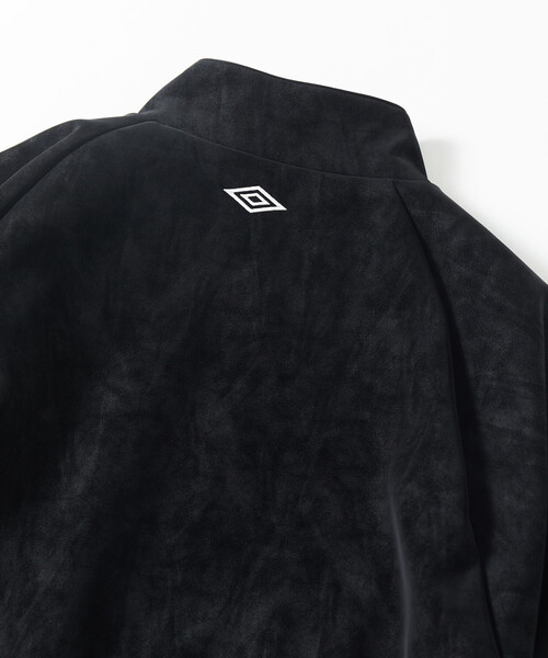 UMBRO ブラッシュドスタンドカラーブルゾン　ブラック UMBRO/アンブロ 【新色追加】SP Brushed Stand Collar Blouson/別注