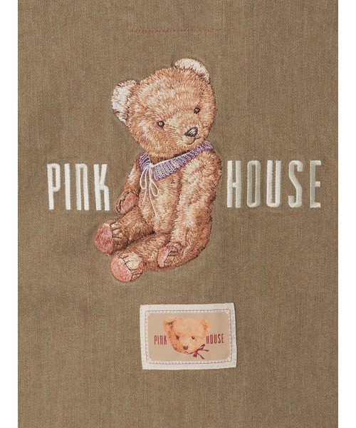 PINK HOUSE（ピンクハウス）の「テディベア刺繍デニムベスト（ベスト・レディース・ネイビー/ブラック/カーキ/ブルー・MEDIUM/LARGE）」の15枚目の写真