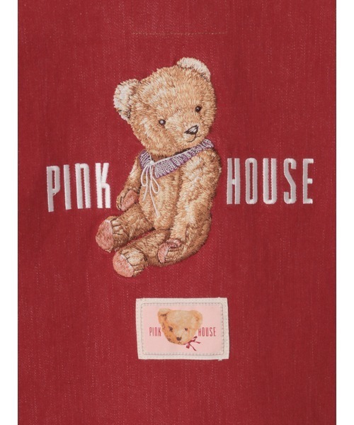 PINK HOUSE（ピンクハウス）の「テディベア刺繍デニムベスト（ベスト・レディース・ネイビー/ブラック/カーキ/ブルー・MEDIUM/LARGE）」の19枚目の写真